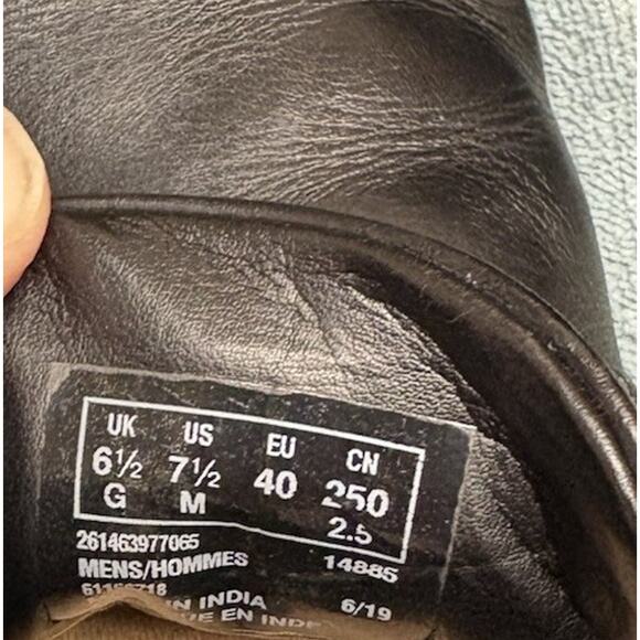 Clarks Boots Mens Size 7.5 Black Leather Chukka Ankle Casual Dress Comfort main image 6